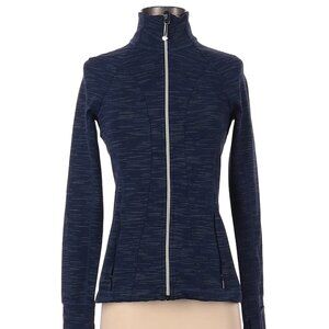 Athleta zip-up track jacket, navy, XS